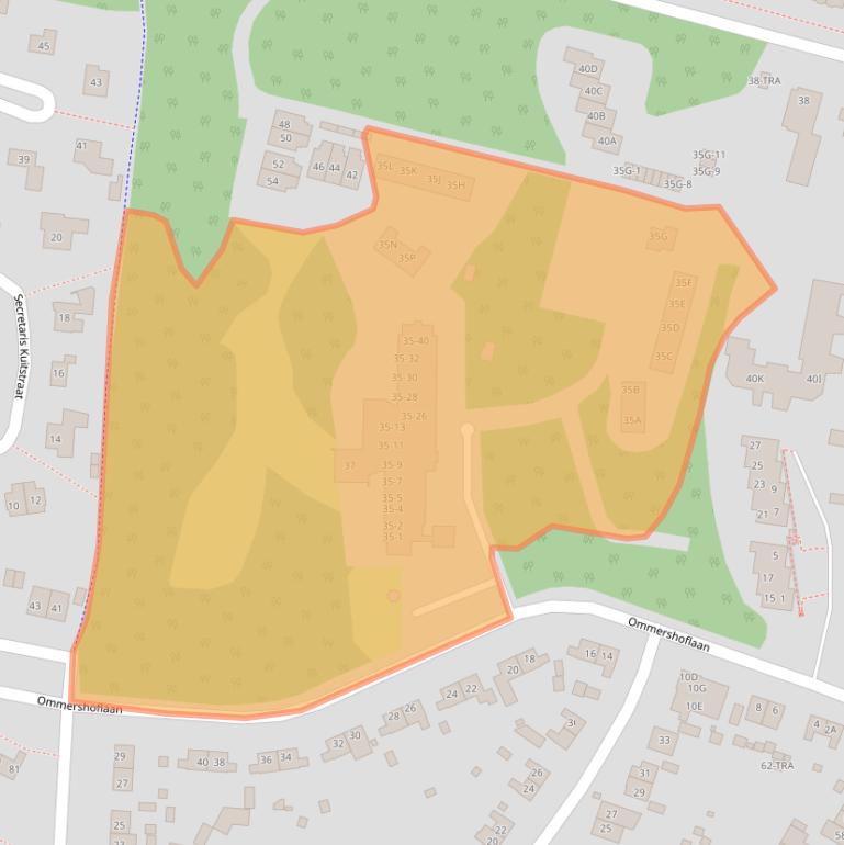 Kaart van postcodegebied 6861CH.