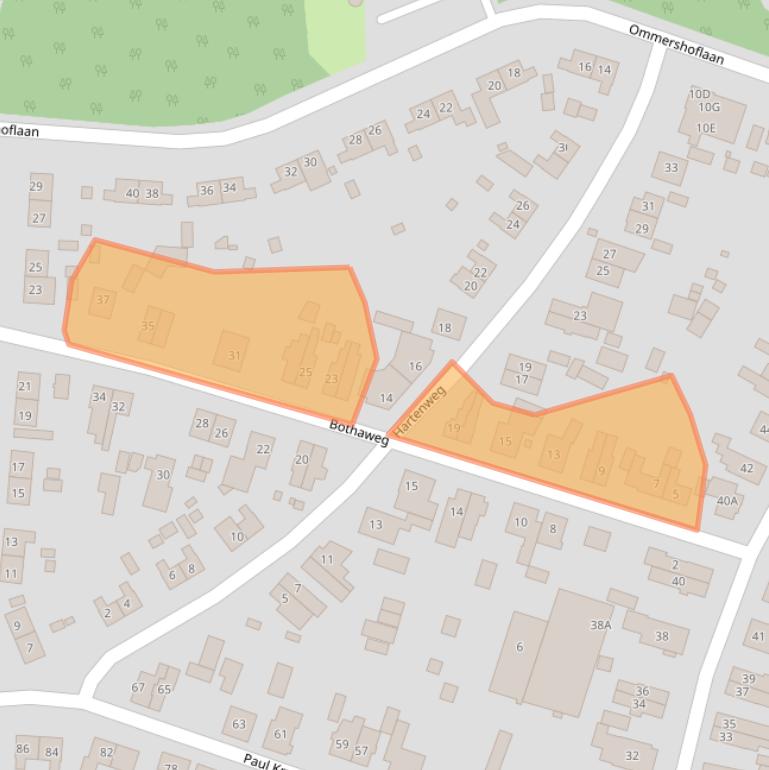 Kaart van postcodegebied 6861CN.