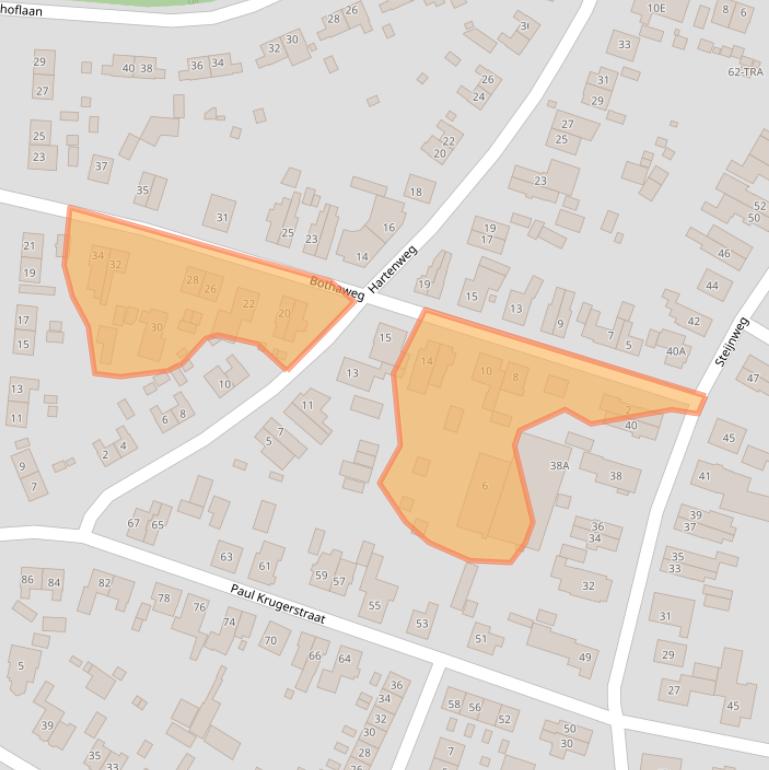 Kaart van postcodegebied 6861CP.