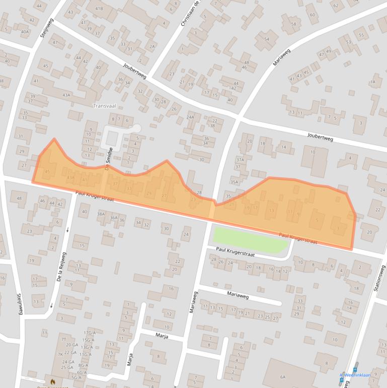 Kaart van postcodegebied 6861CR.
