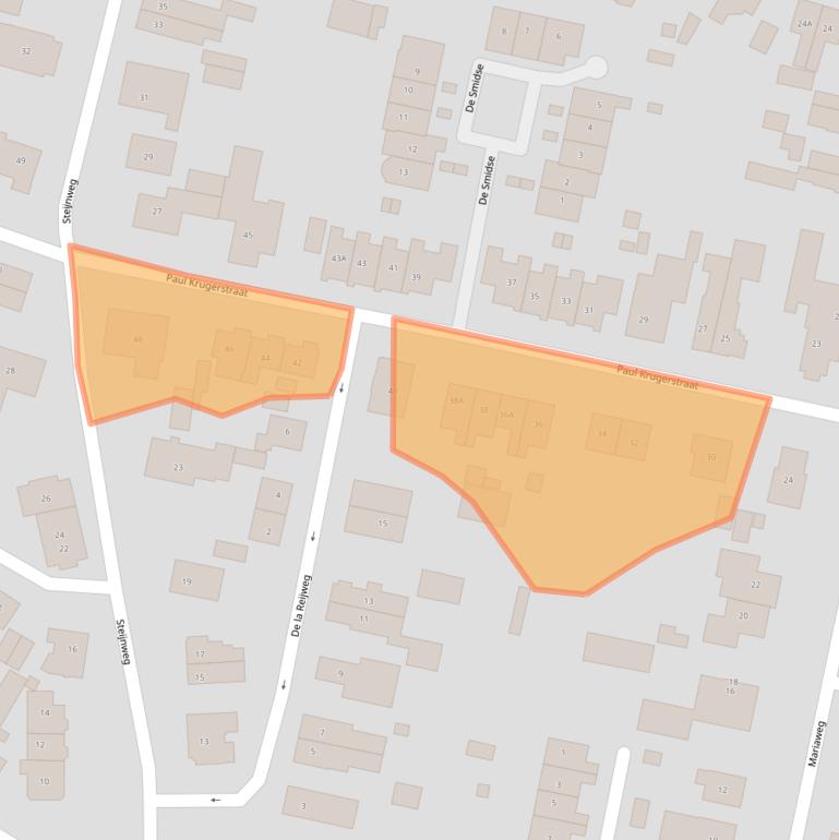 Kaart van postcodegebied 6861CV.