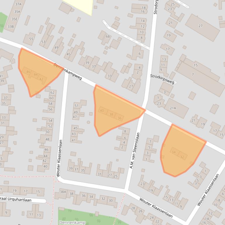 Kaart van postcodegebied 6861GD.