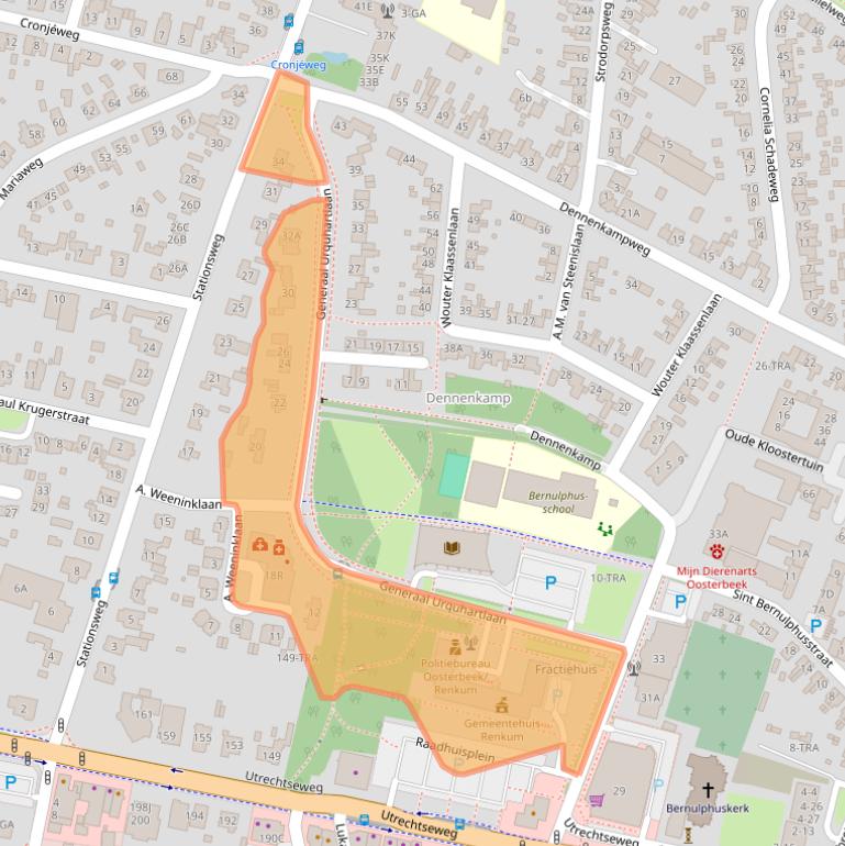 Kaart van postcodegebied 6861GG.