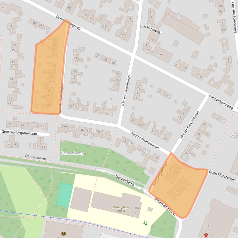 Kaart van postcodegebied 6861GM.