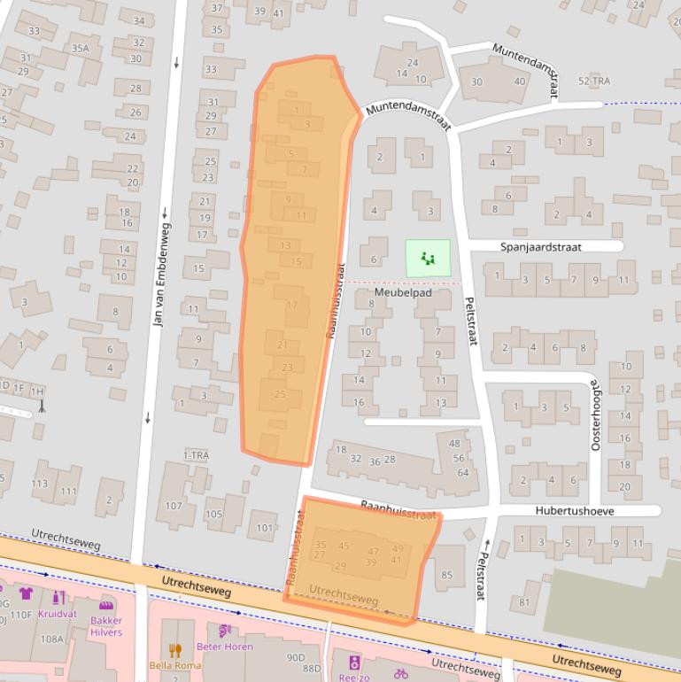 Kaart van postcodegebied 6861VA.