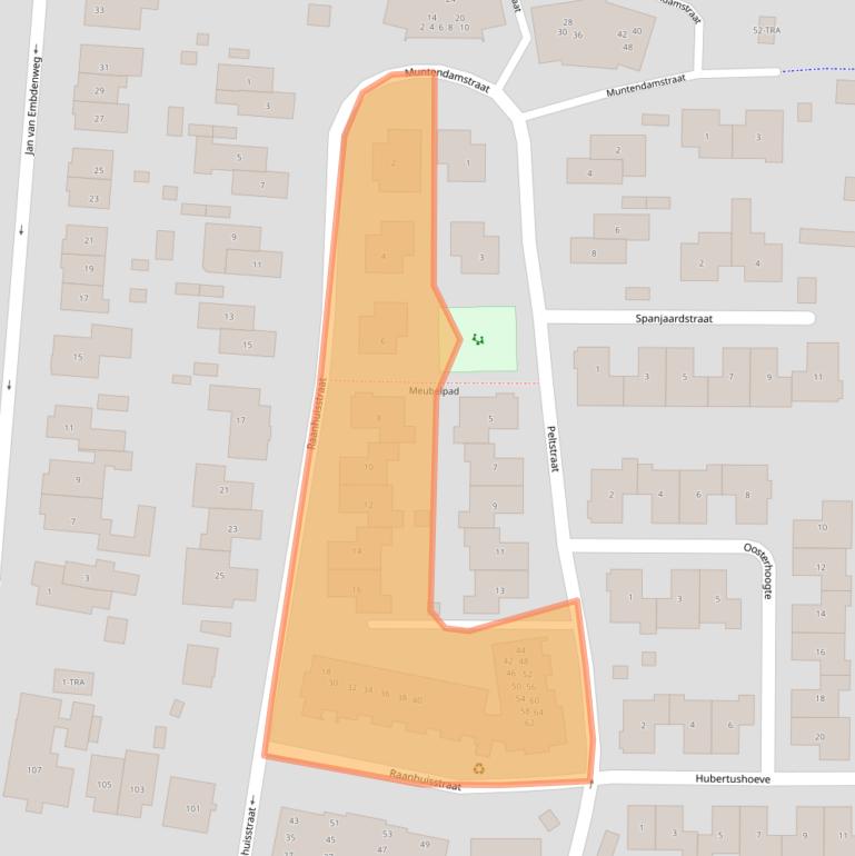 Kaart van postcodegebied 6861VB.