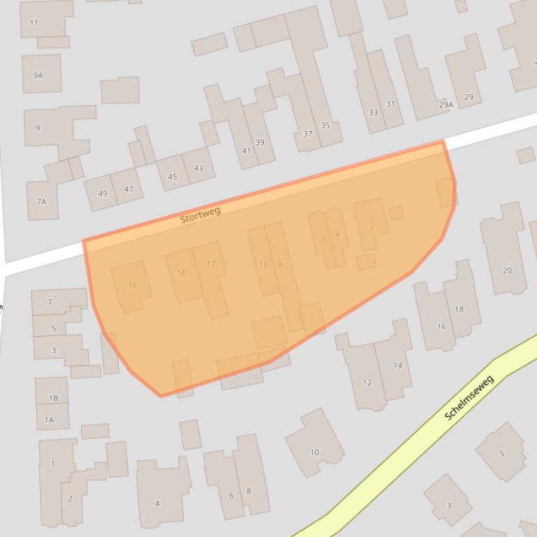 Kaart van postcodegebied 6861XG.