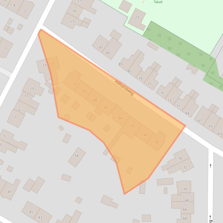 Kaart van postcodegebied 6861ZK.