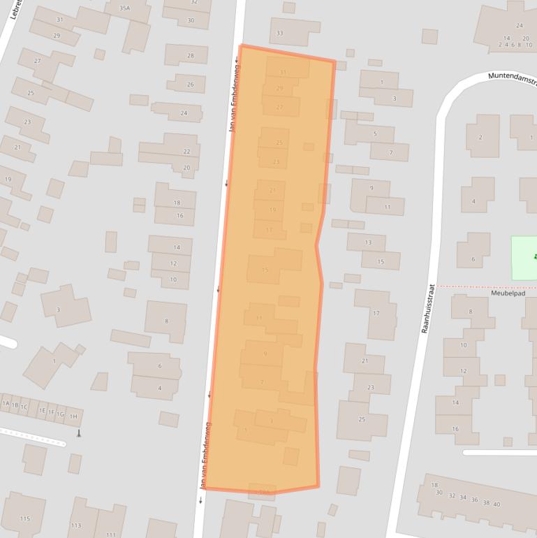 Kaart van postcodegebied 6861ZR.