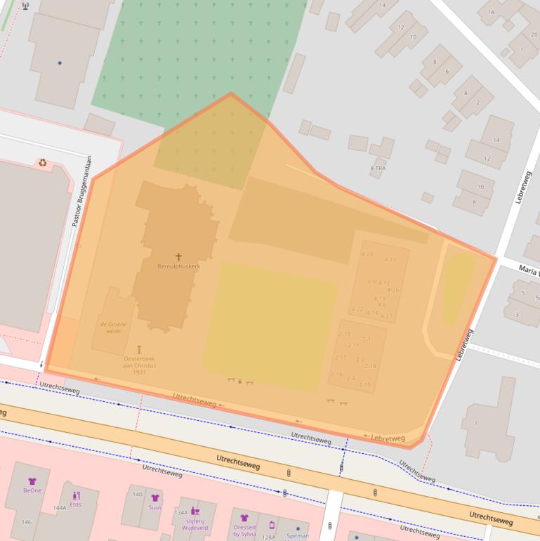 Kaart van postcodegebied 6862AG.