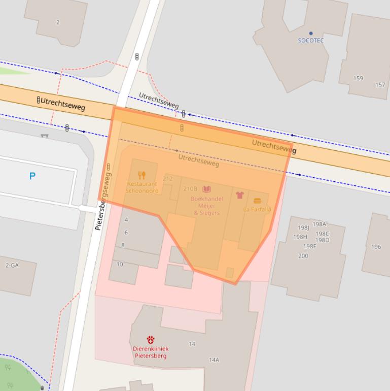 Kaart van postcodegebied 6862AX.