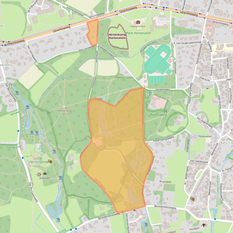 Kaart van postcodegebied 6862BM.