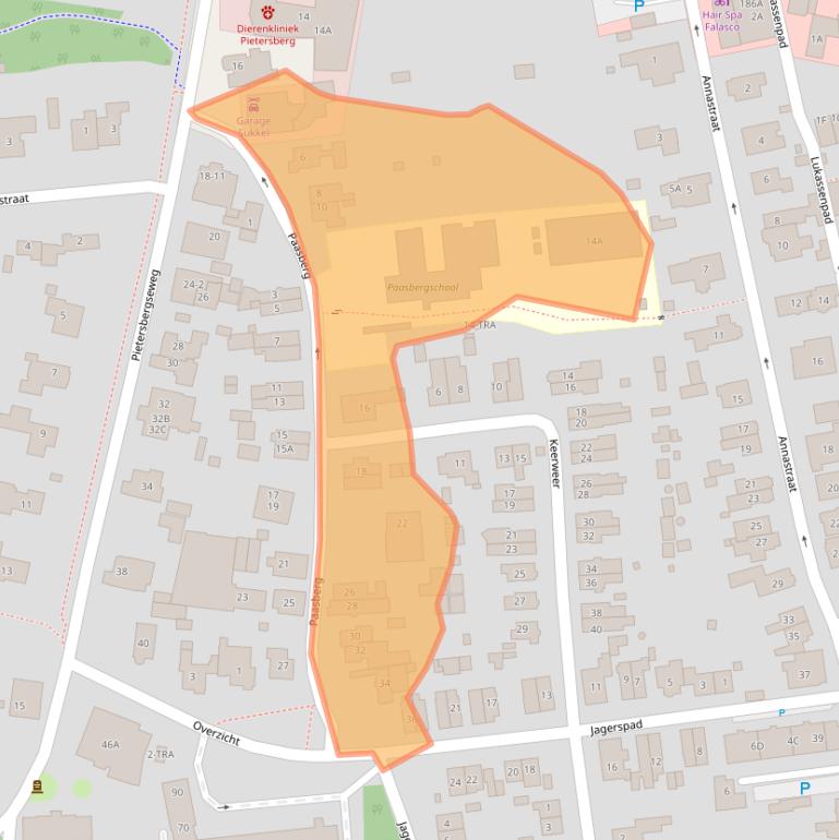 Kaart van postcodegebied 6862CC.