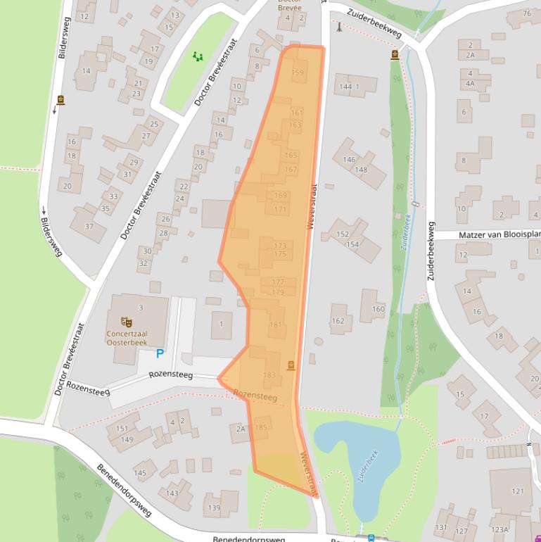 Kaart van postcodegebied 6862DN.