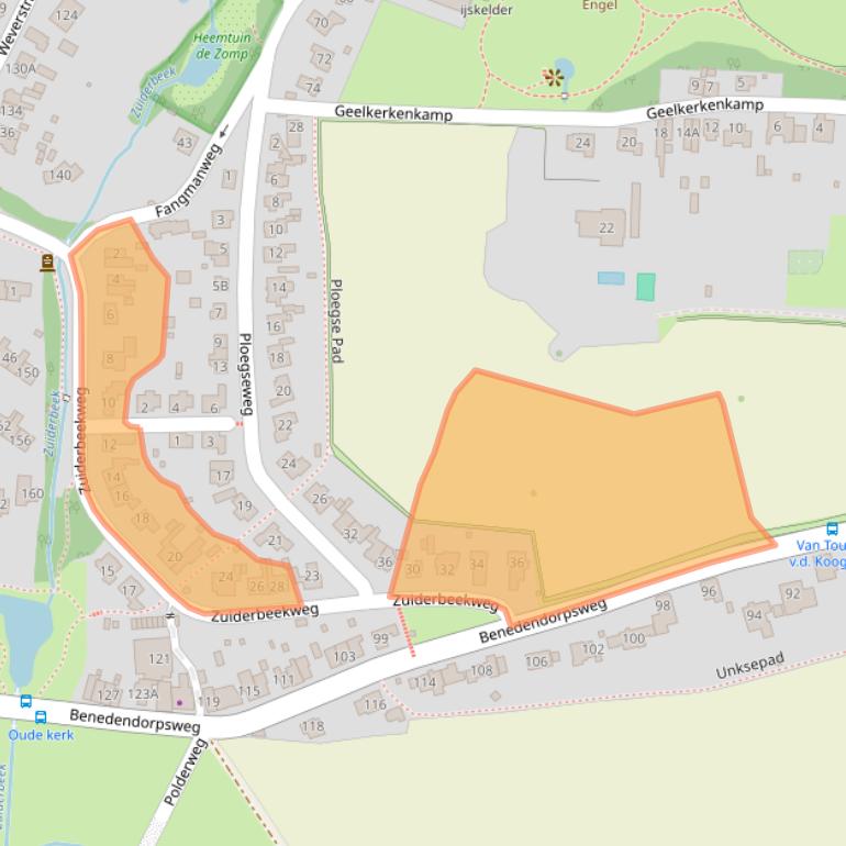 Kaart van postcodegebied 6862EM.