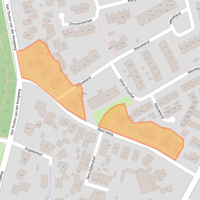 Kaart van postcodegebied 6862ET.