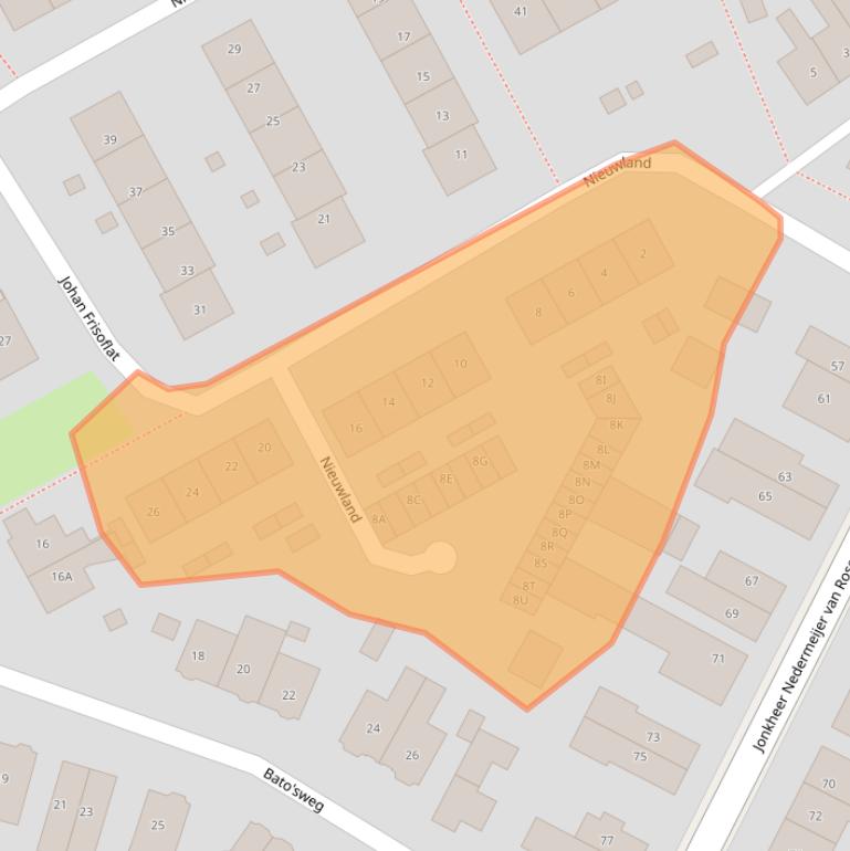 Kaart van postcodegebied 6862GC.