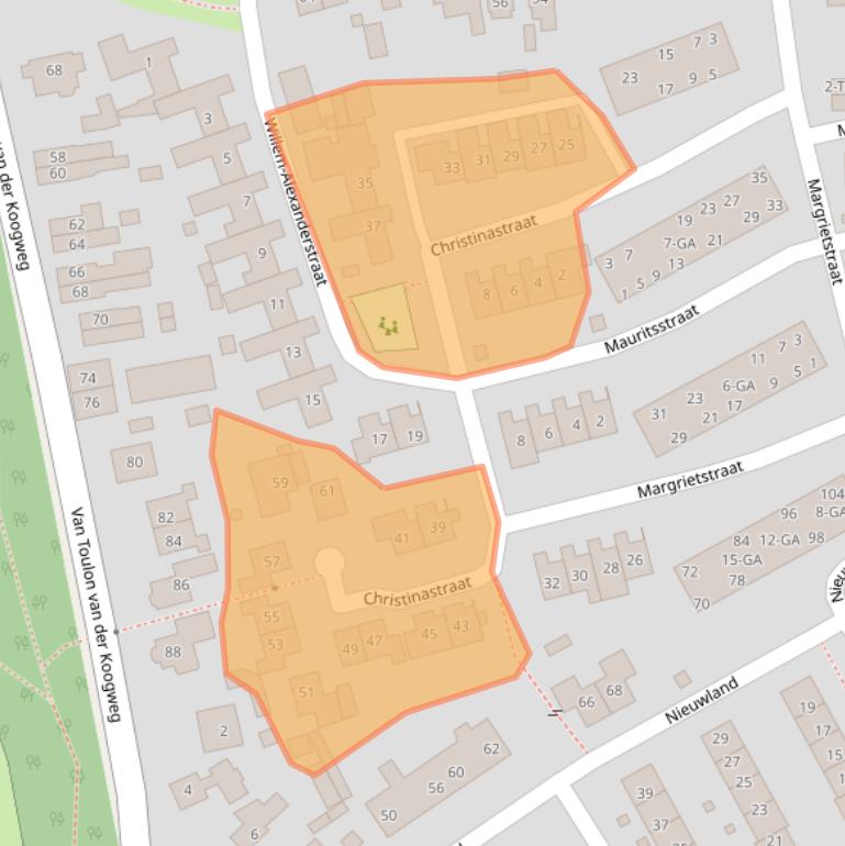 Kaart van postcodegebied 6862GK.