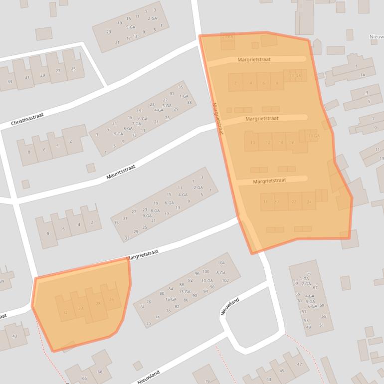 Kaart van postcodegebied 6862GP.