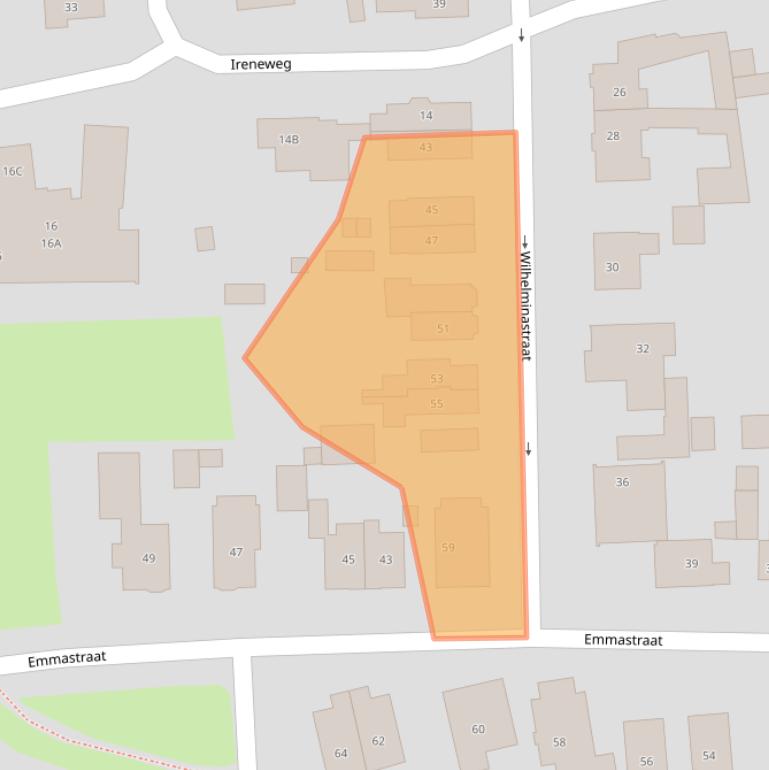 Kaart van postcodegebied 6862HB.