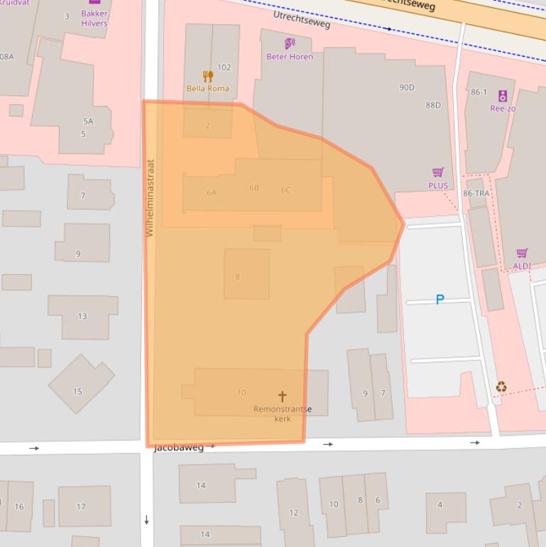 Kaart van postcodegebied 6862HC.