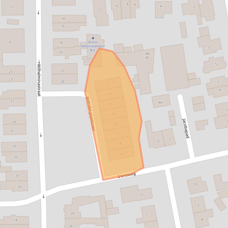 Kaart van postcodegebied 6862HX.