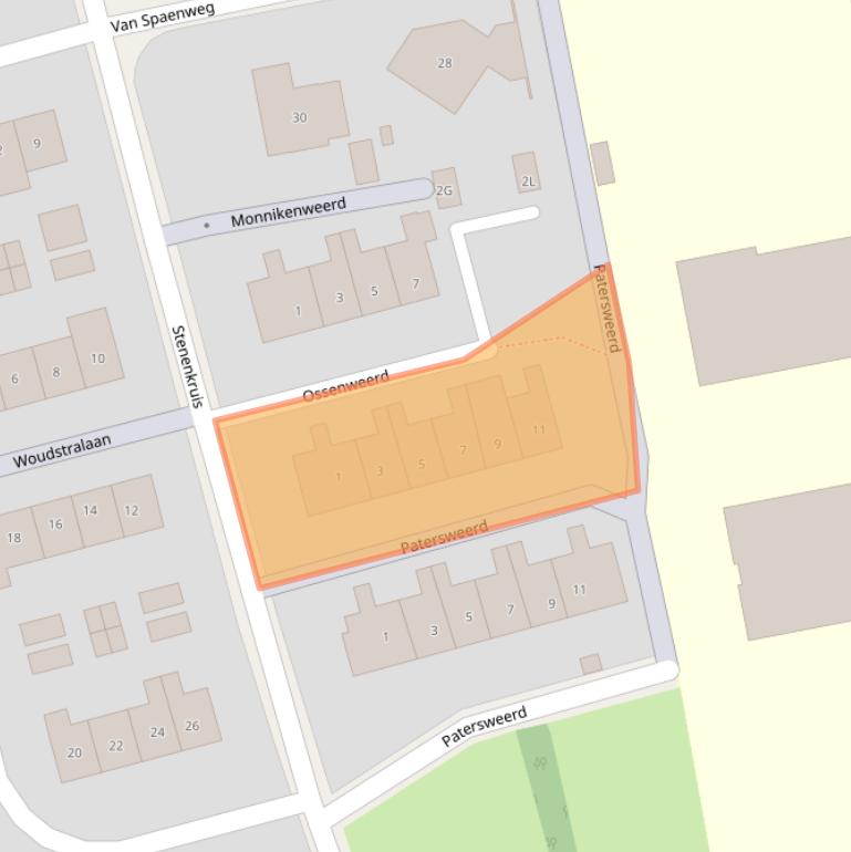 Kaart van postcodegebied 6862TB.