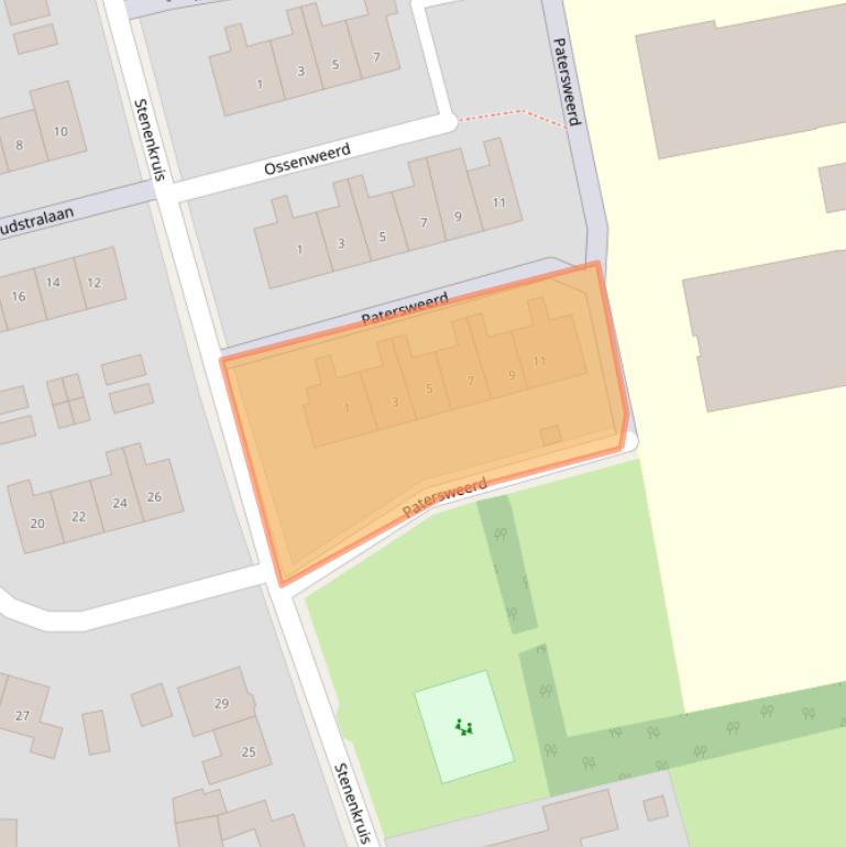 Kaart van postcodegebied 6862TC.