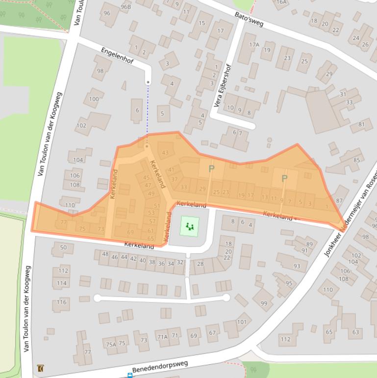 Kaart van postcodegebied 6862VA.