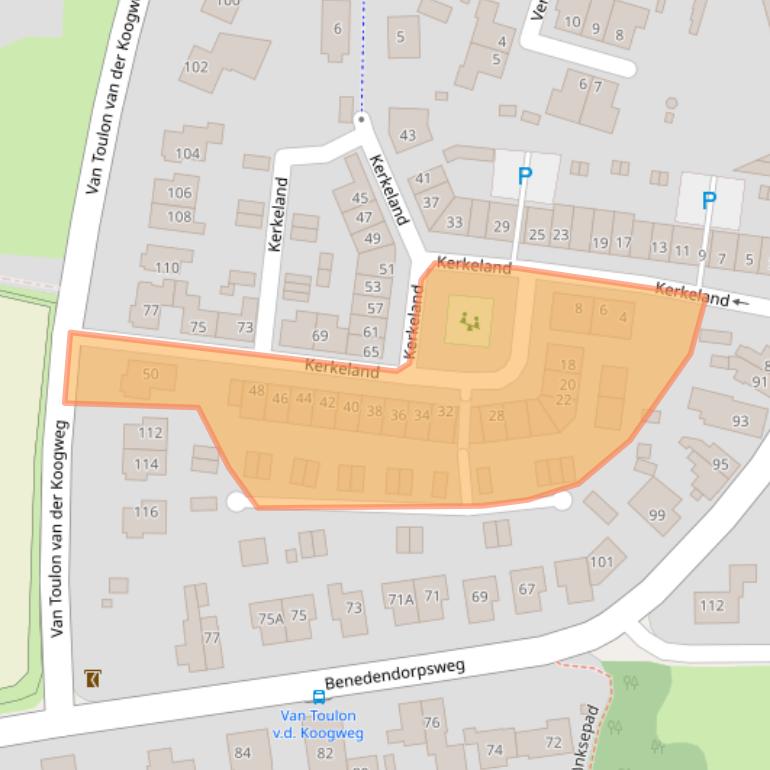 Kaart van postcodegebied 6862VB.