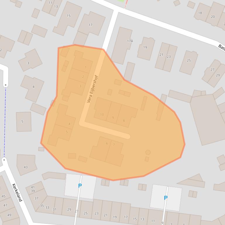 Kaart van postcodegebied 6862VD.