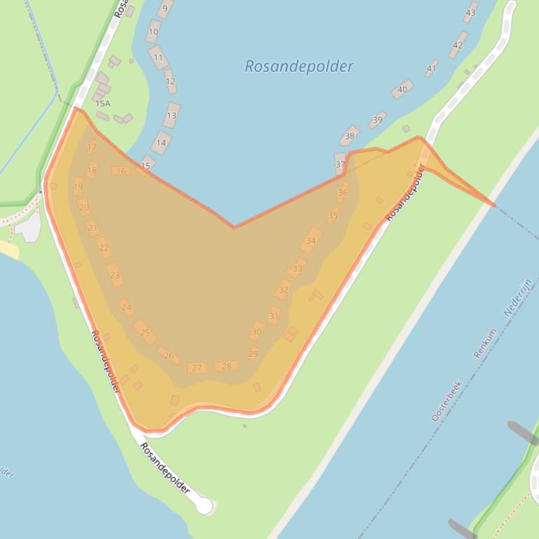 Kaart van postcodegebied 6862VR.