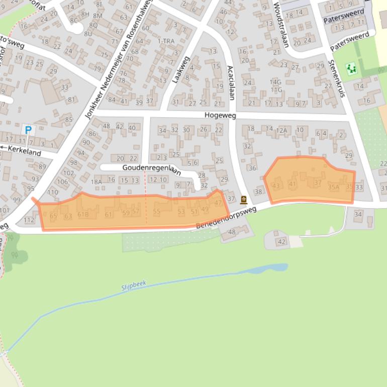 Kaart van postcodegebied 6862WC.