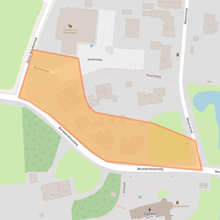 Kaart van postcodegebied 6862WG.