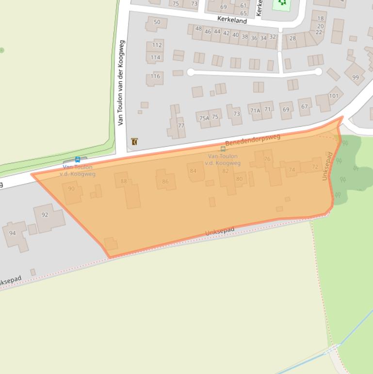 Kaart van postcodegebied 6862WK.