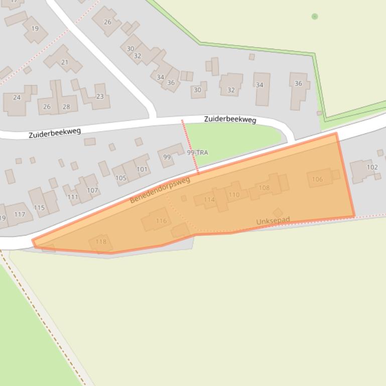 Kaart van postcodegebied 6862WN.