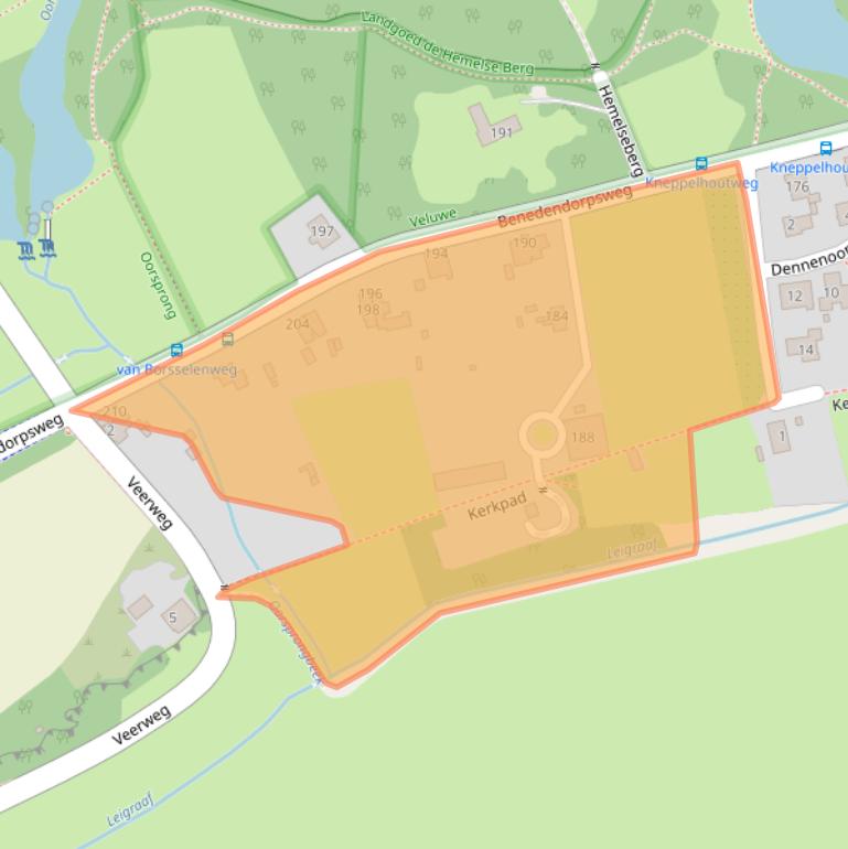 Kaart van postcodegebied 6862WS.