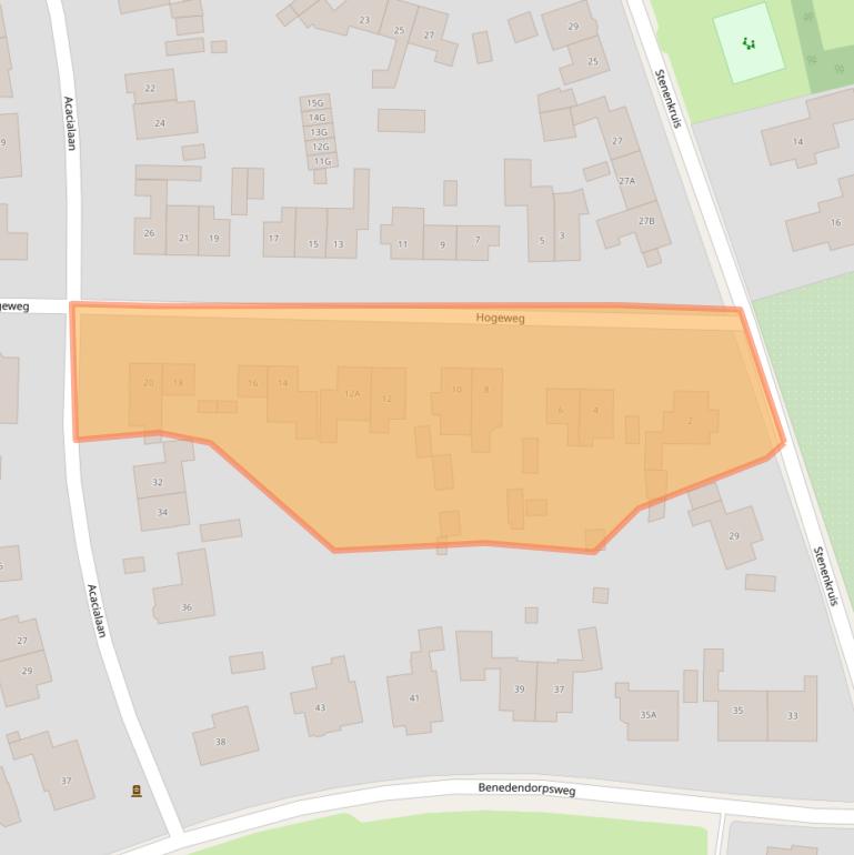 Kaart van postcodegebied 6862WX.