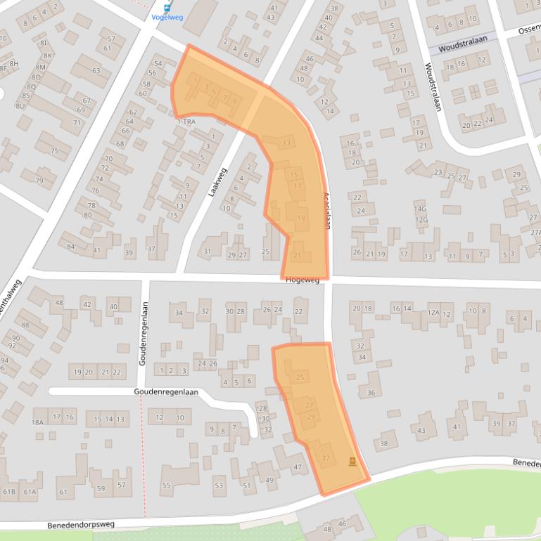 Kaart van postcodegebied 6862XB.