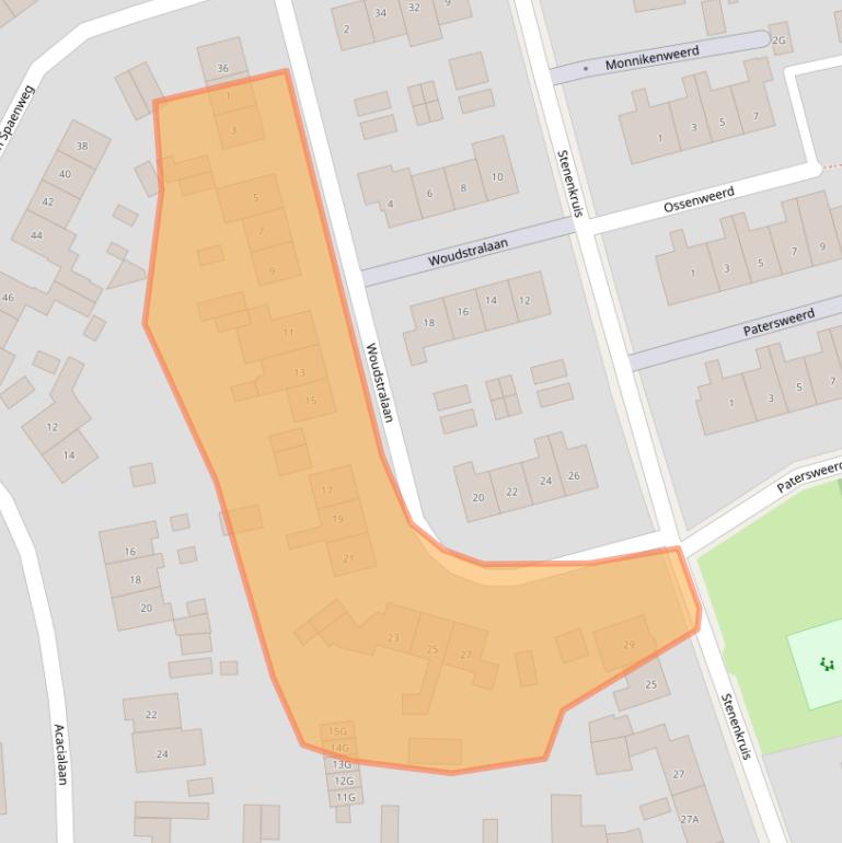 Kaart van postcodegebied 6862XD.