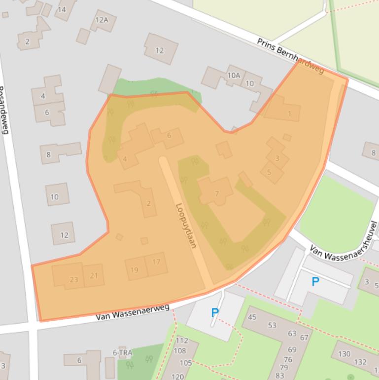 Kaart van postcodegebied 6862ZC.