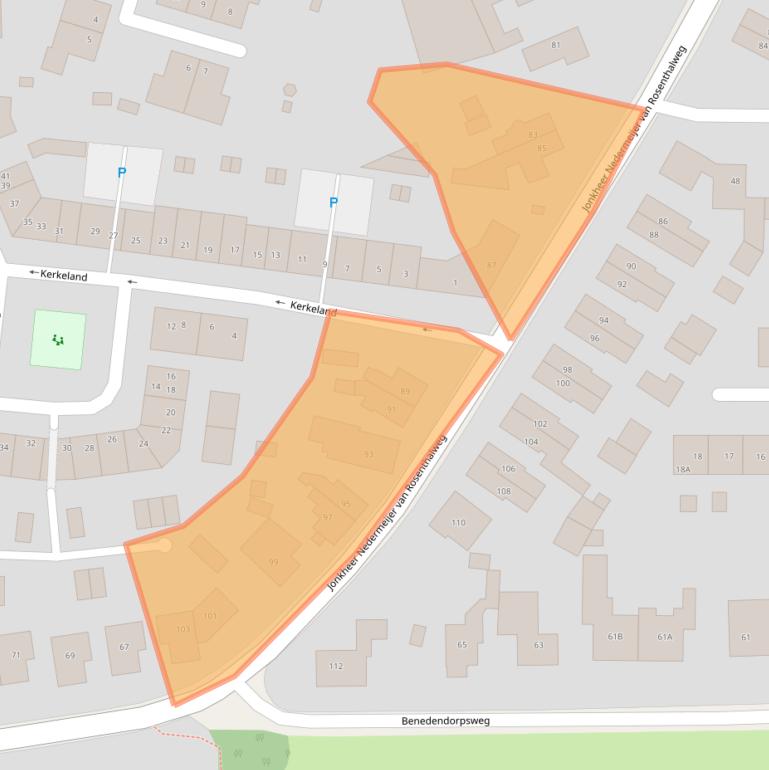 Kaart van postcodegebied 6862ZT.