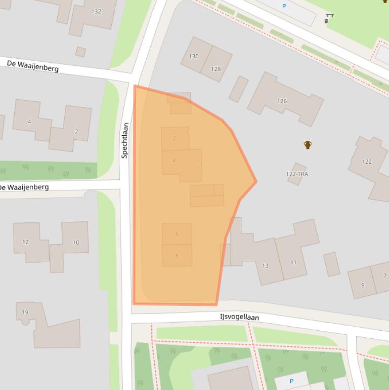 Kaart van postcodegebied 6865BB.