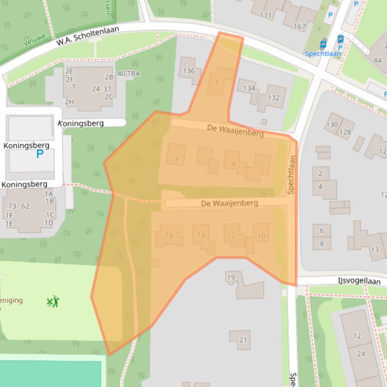 Kaart van postcodegebied 6865BC.