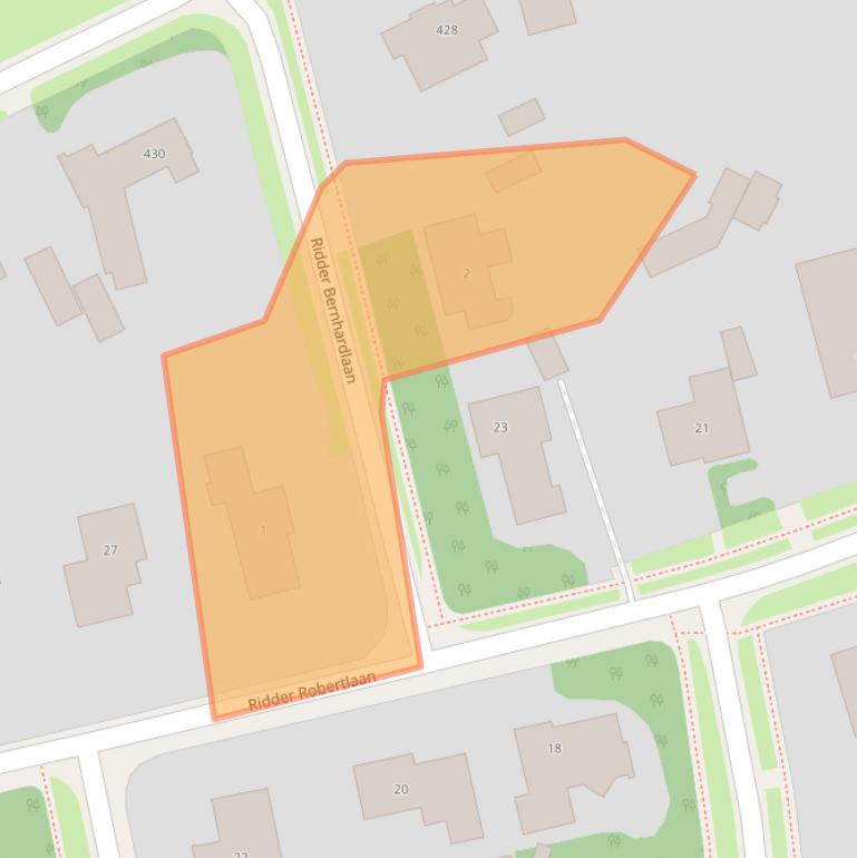 Kaart van postcodegebied 6865BT.