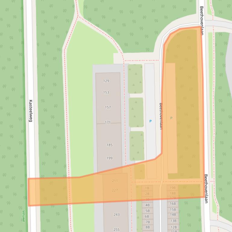 Kaart van postcodegebied 6865DN.