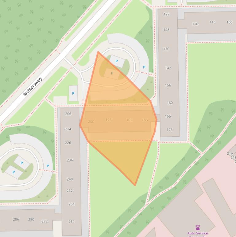 Kaart van postcodegebied 6865GM.