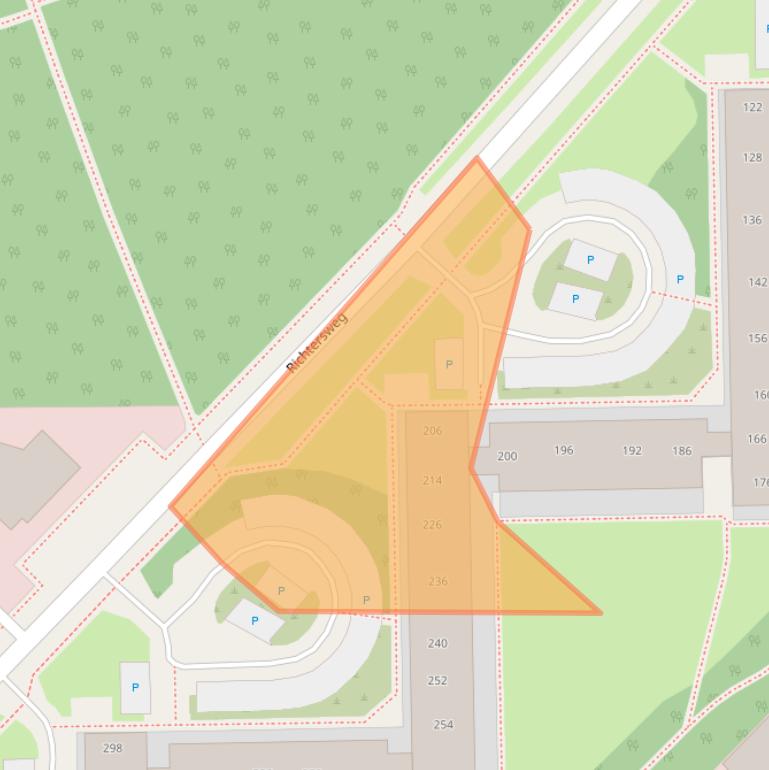 Kaart van postcodegebied 6865GN.