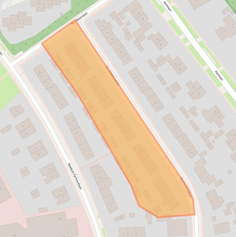 Kaart van postcodegebied 6865HD.