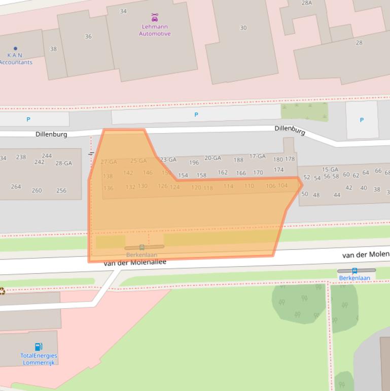 Kaart van postcodegebied 6865HN.